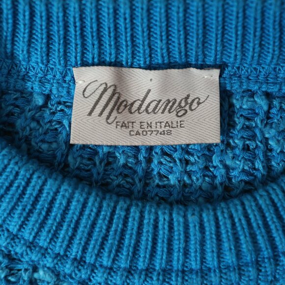 Modango Vintage Blue Knit Sweater (56) - Picture 8 of 11